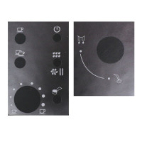 Produktfolie mit weiße Symbole für die E-Serie